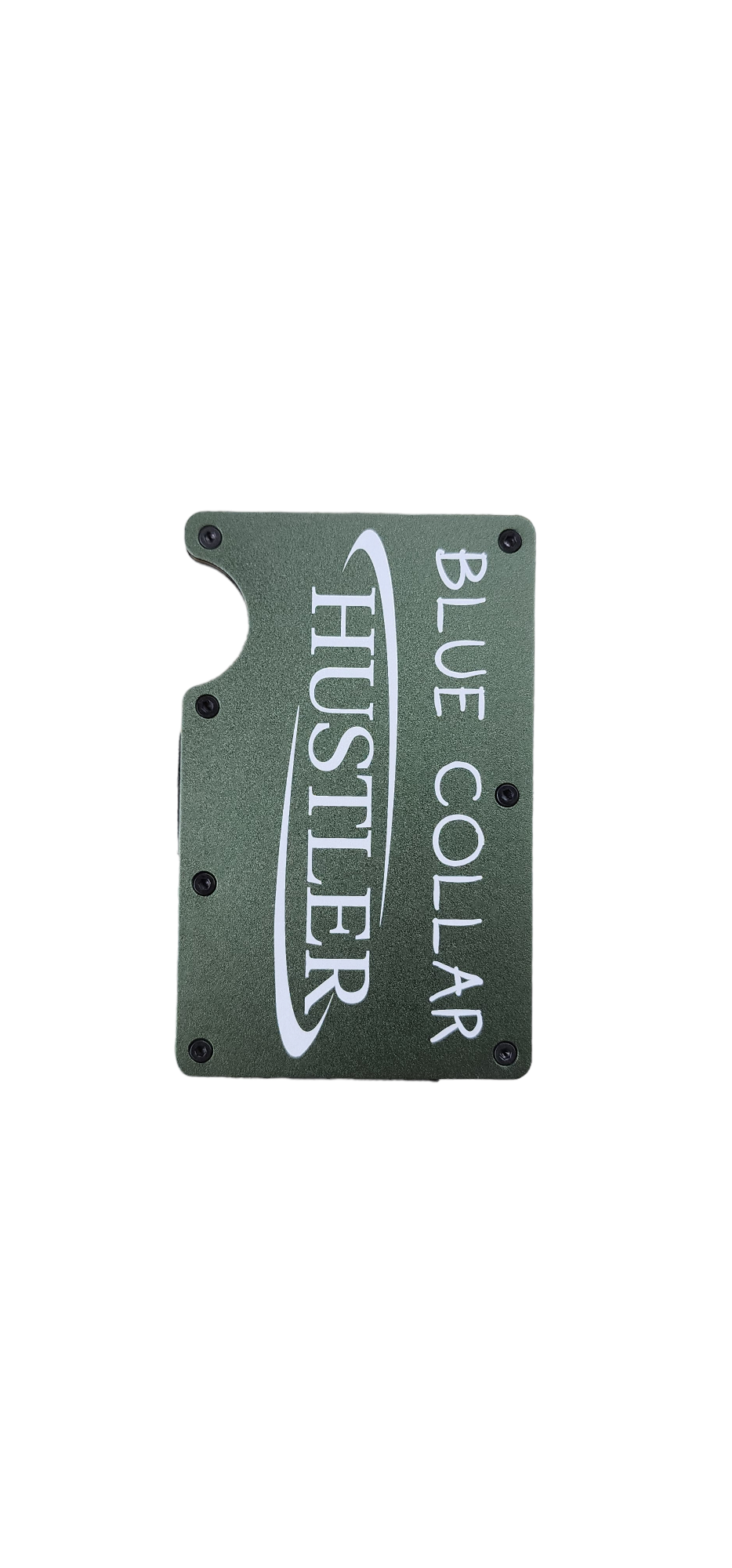 Aluminum Wallet Blue Collar Hustler