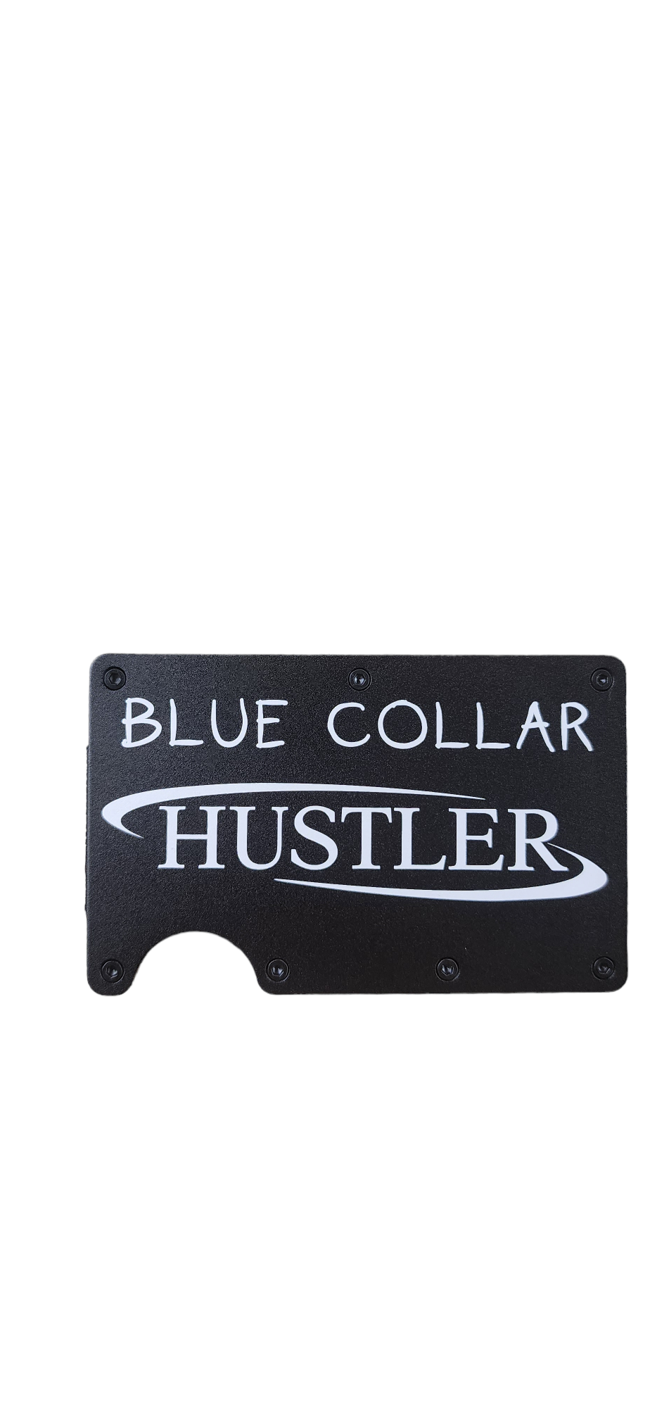 Aluminum Wallet Blue Collar Hustler