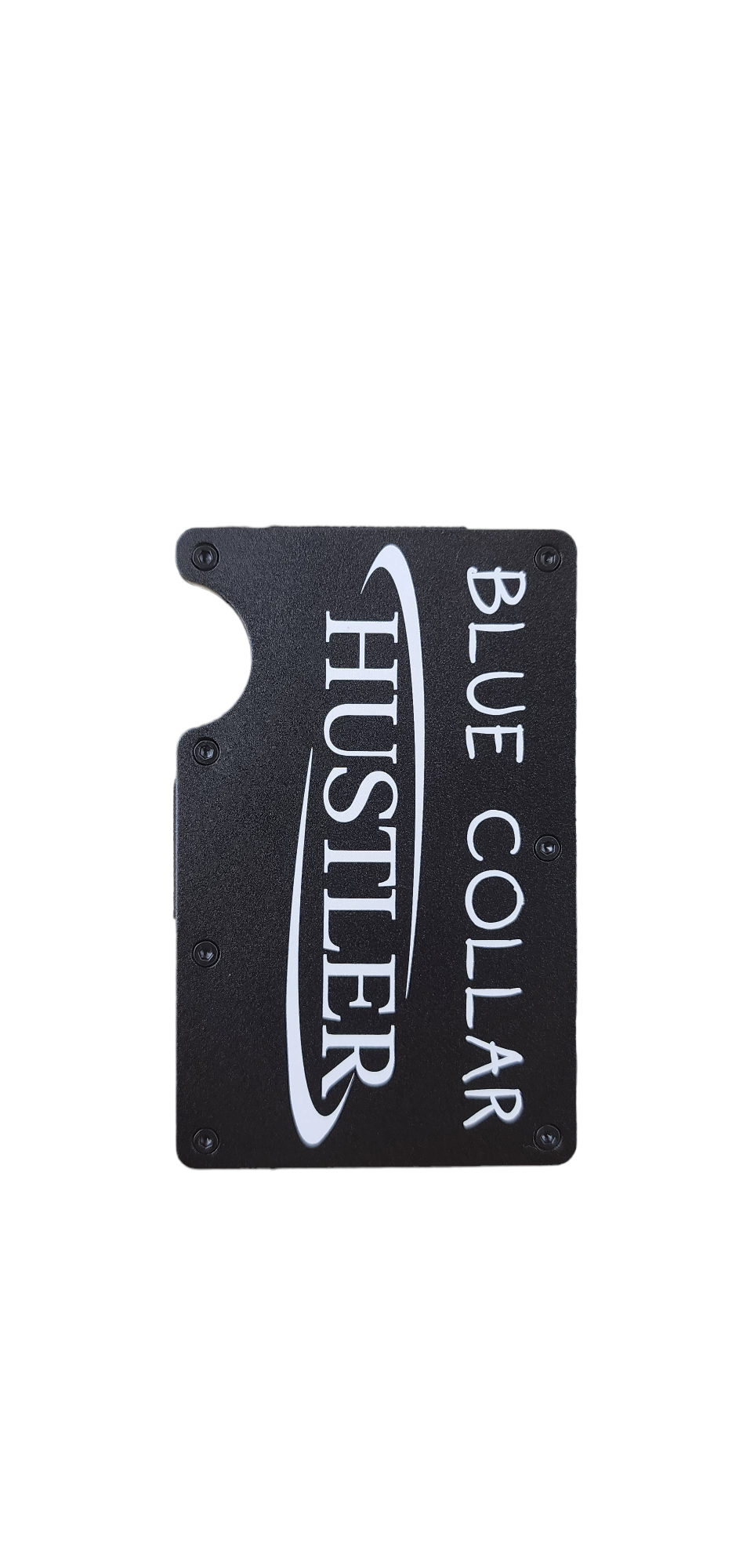 Aluminum Wallet Blue Collar Hustler